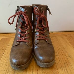 Faux Leather boots
